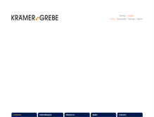 Tablet Screenshot of kraemer-grebe.de